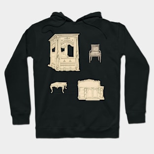 Retro Furnitures Set Hoodie